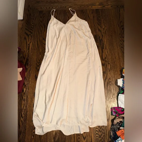 Banana Republic Cream Spaghetti Strap slip Dress XL - Picture 3 of 5